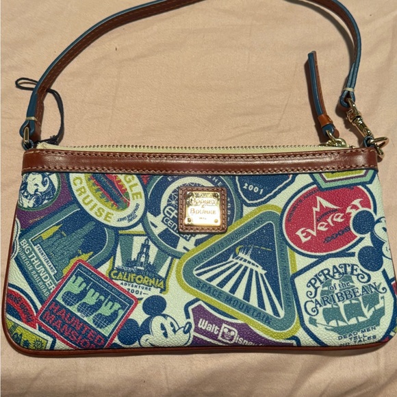Dooney & Bourke Multicolored Disney Wristlet - Picture 1 of 1